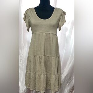 Max Studio Taupe Textured Dress